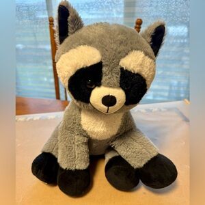 Build-A-Bear Gray and Black Raccoon Stuffed Animal